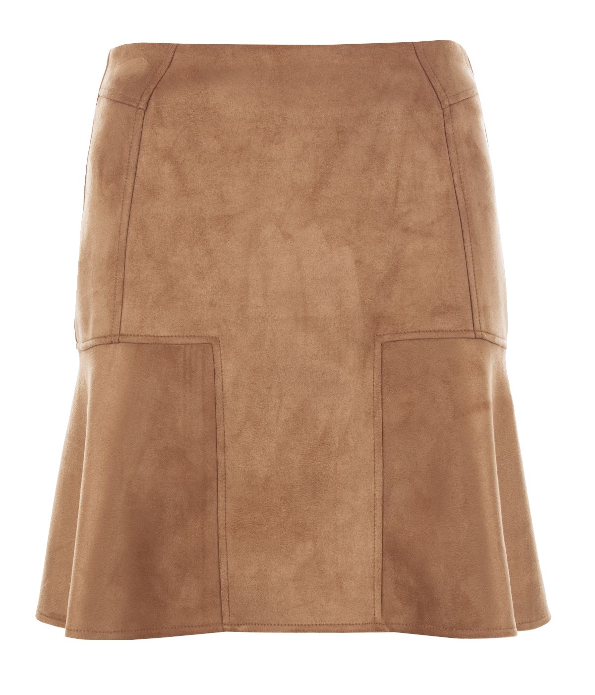 Faux-suede skirt  0